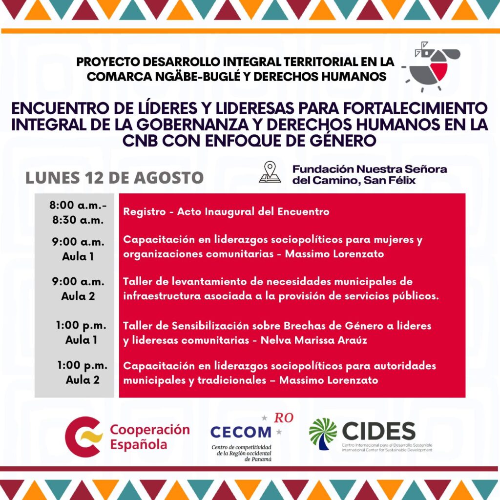Encuentro de Líderes y Lideresas para Fortalecimiento Integral de la Gobernanza y Derechos Humanos en la CNB con Enfoque de Género